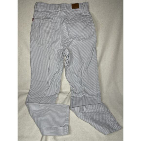 BDG Slim Straight Size 25 Jeans Button Fly Soft Denim Pinstripe - Picture 3 of 7